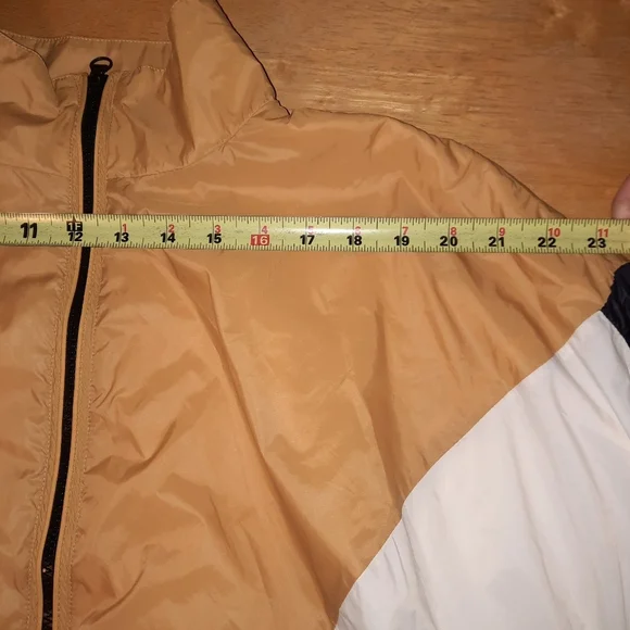 H&M Camel and Black Bomber Jacket - Picture 6 of 13